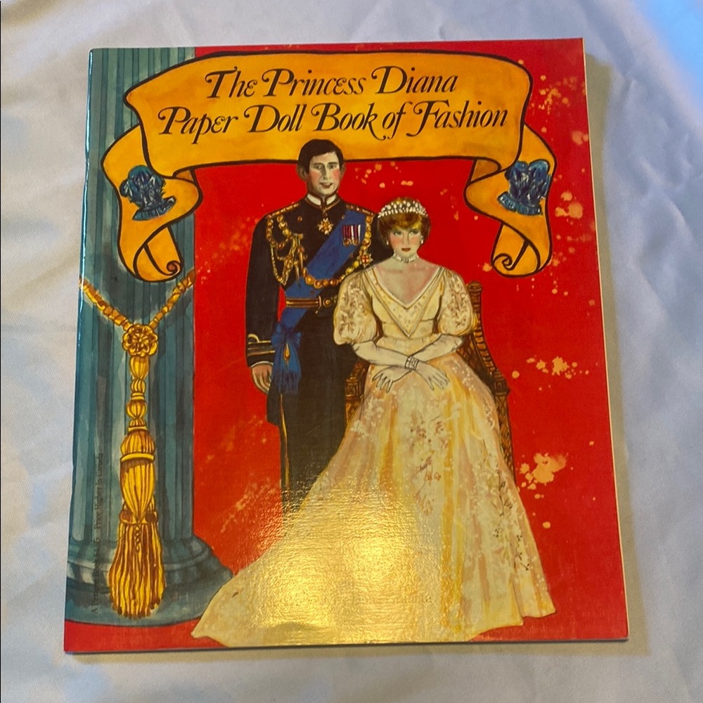 Vintage Princess Diana and Prince Charles Paper Doll Fashion Books-Set of 3